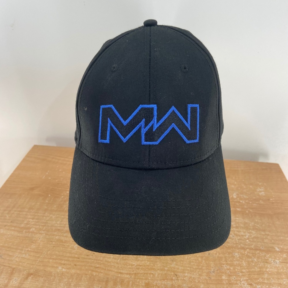 Call of Duty Modern Warfare MW Logo Black Baseball Hat Cap Topo Underbrim OSFM